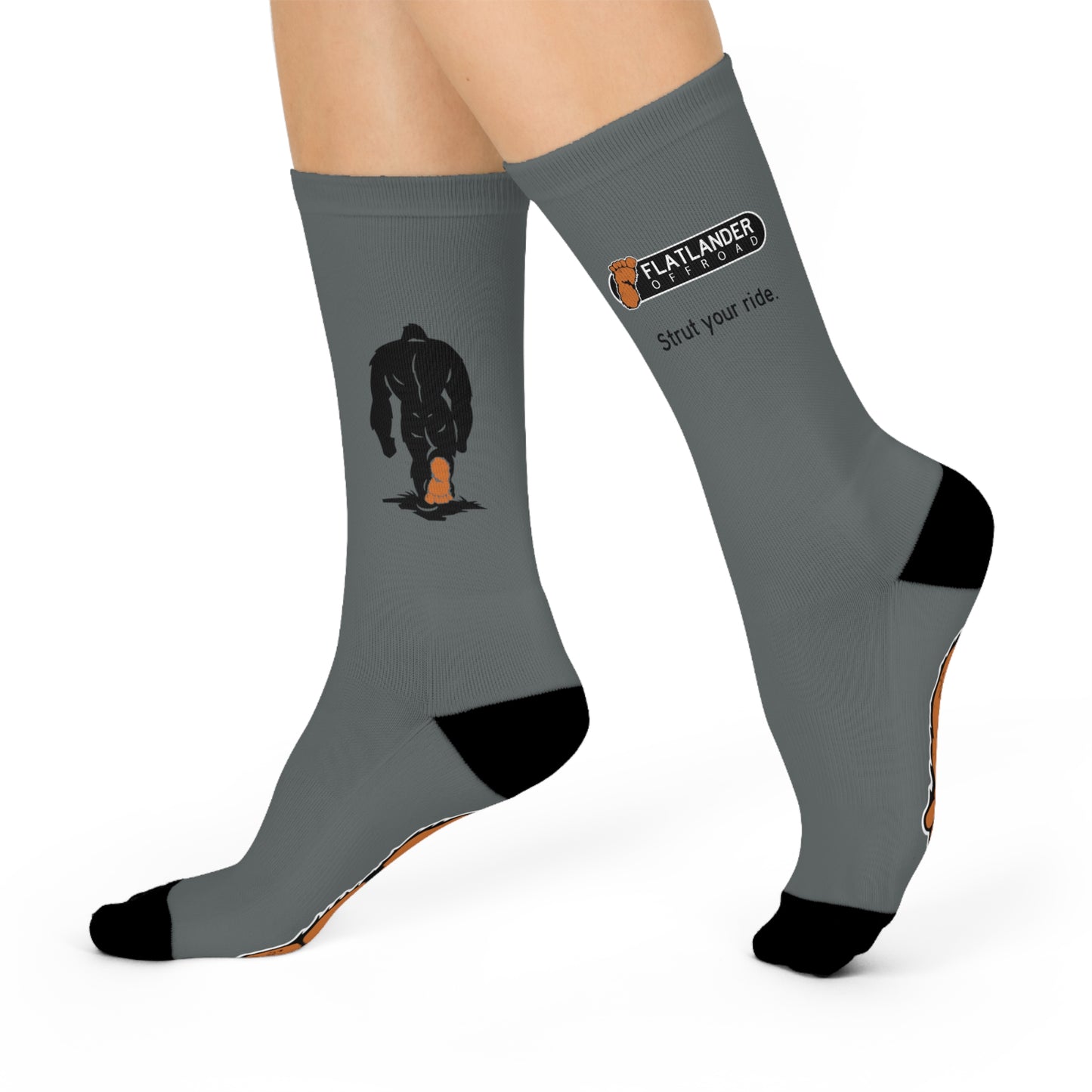 "Strut Your Ride!" with Flatlander Offroad Cushioned Crew Socks