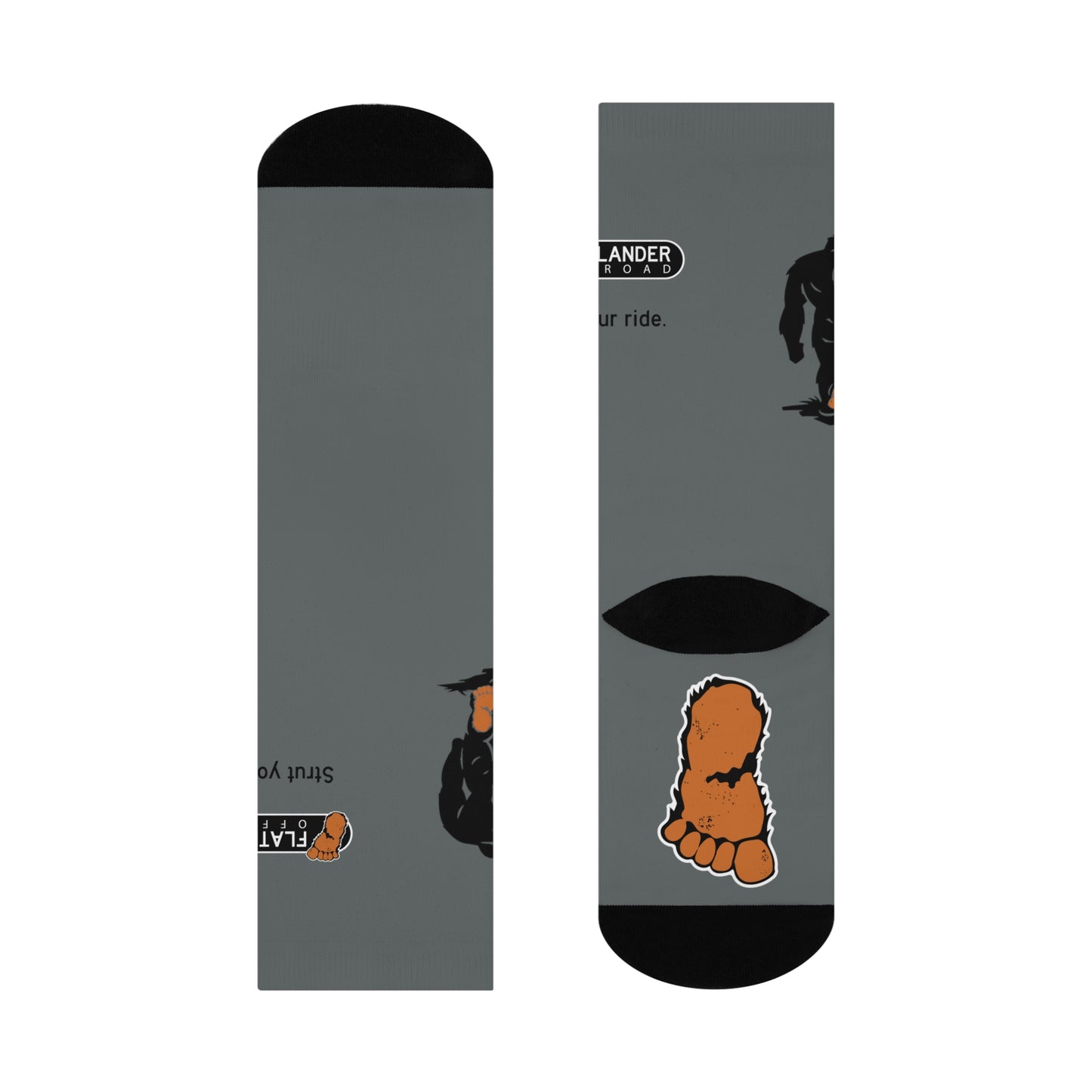 "Strut Your Ride!" with Flatlander Offroad Cushioned Crew Socks