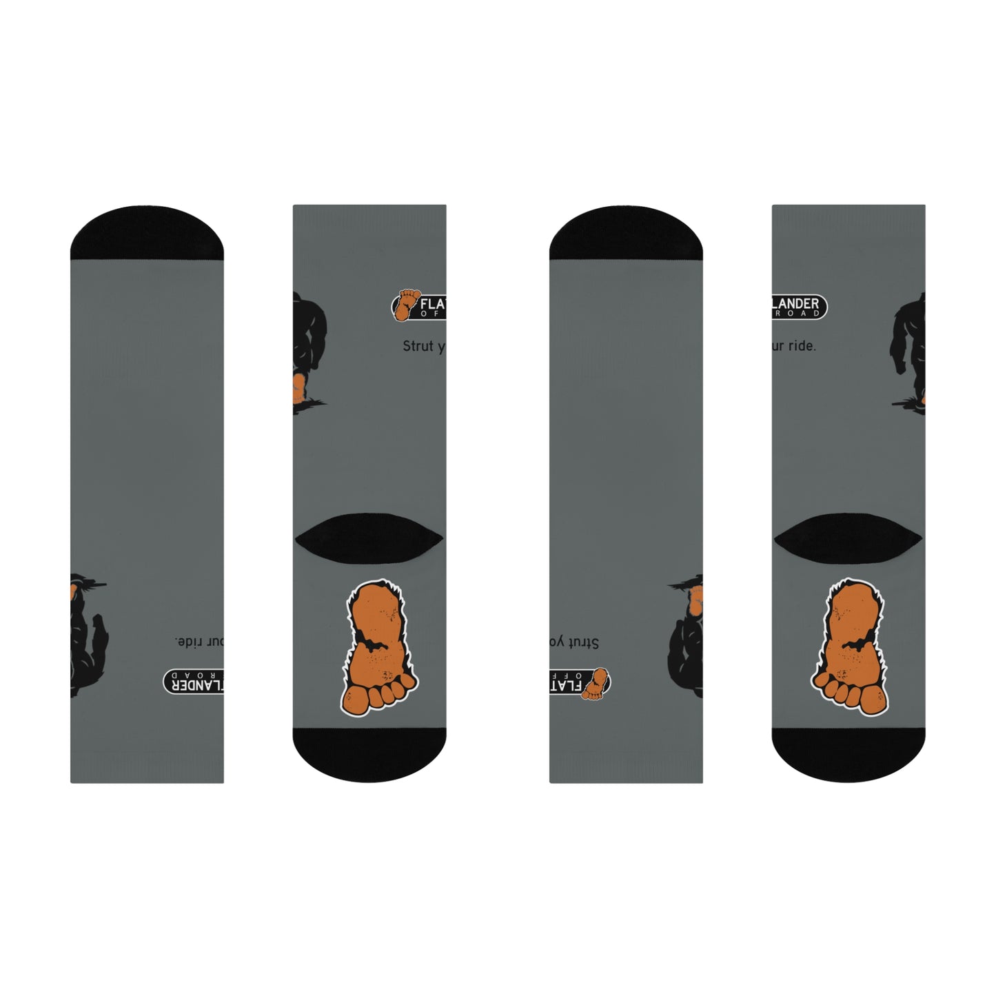 "Strut Your Ride!" with Flatlander Offroad Cushioned Crew Socks