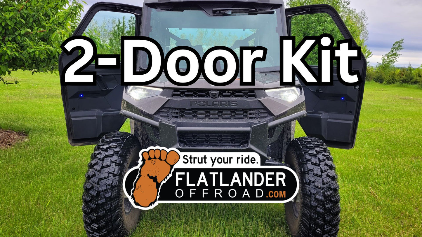 2-Door Strut Kit for Polaris Ranger 1000, XP1000 and Kinetic - 2018-2025 2-door and 2019-2025 4-door (front only)