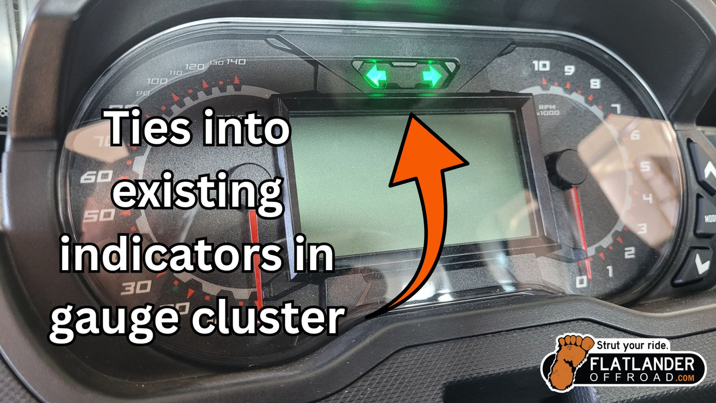 MCS Adventures 2025+ Polaris Ranger Turn signal kit (Model #63958)