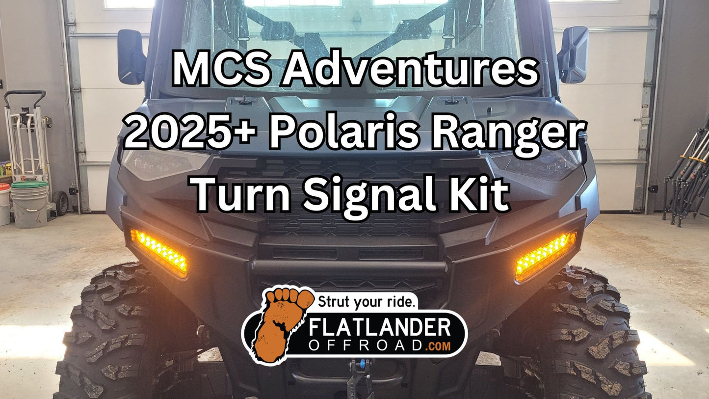 MCS Adventures 2025+ Polaris Ranger Turn signal kit (Model #63958)